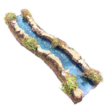 Modular nativity scene river - Straight section 30 cm