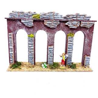 Acquedotto in miniatura 30x8x20 cm