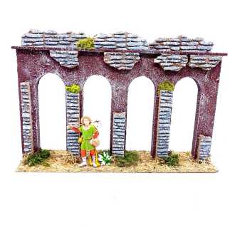 Acquedotto in miniatura 30x8x20 cm