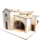 Presepe in borgo 40 x 30 x 29 cm (anche con statuine)
