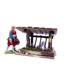 Ricovero per pecore 10x6x7 cm