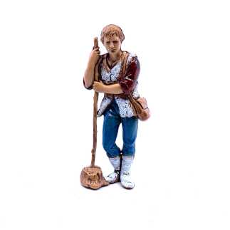 Pastore che si riposa Landi 8 cm - Statuine Landi Moranduzzo