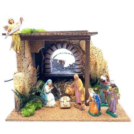 Capanna con effetto pioggia - 30x30x22 cm