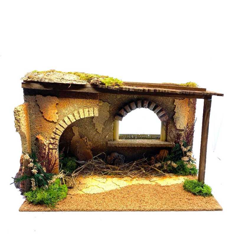 Capanna con effetto pioggia - 40x30x25 cm Capanna con effetto pioggia - 40x30x25 cm