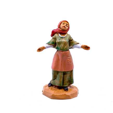 Pastore pescivendolo/pescatore - 42 - Statue Fontanini cm 6.5