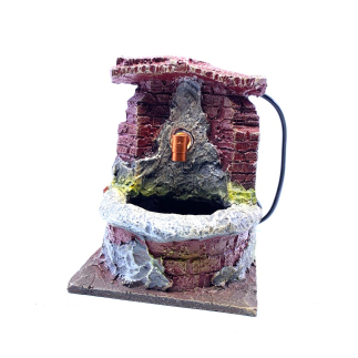 Fontana con pompa 10x13x12 cm
