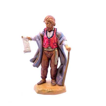 Pastore con pergamena - 196 - Statue Fontanini cm 12