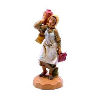 Pastorella con anfore - 16 - Statue Fontanini cm 6.5