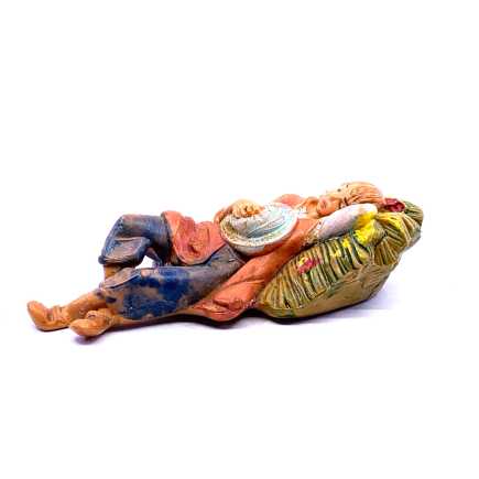 Sleeping Shepherd - 47 - Fontanini Figurines 6.5 cm