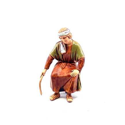 Seated Camel Driver 10 cm - Landi Moranduzzo Figurines