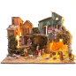 Presepe 38 x 28 x 29 cm incluse statuine 6 cm