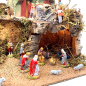 Nativity scene 38 x 28 x 29 cm, including 6 cm figurines