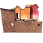 Presepe 38 x 28 x 26 cm per statuine 3.5 e 6 cm