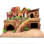 Presepe 38 x 28 x 26 cm incluse statuine 3.5 e 6 cm