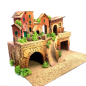 Presepe 38 x 28 x 26 cm incluse statuine 3.5 e 6 cm