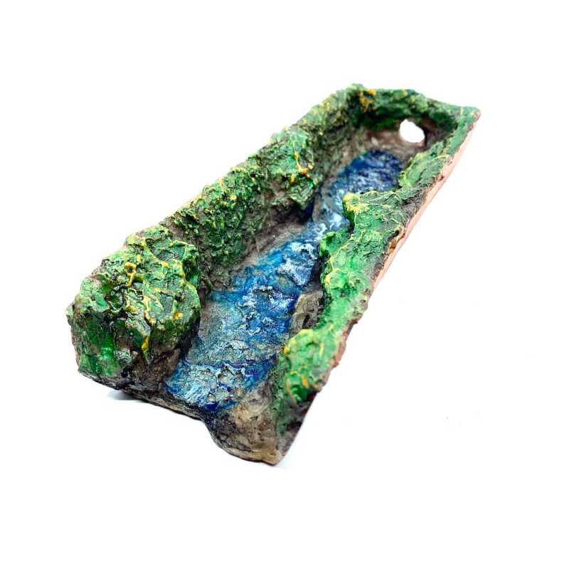 Ruscello in resina 17 x 6 x 3 cm