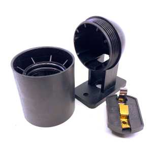 PL28/P - Portalampada a squadra in plastica E27