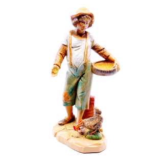 Pastore con gallina – 296 – Statue Fontanini cm 12