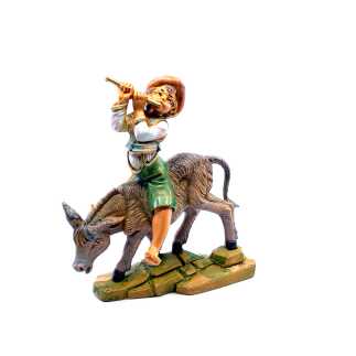 Bimbo su asino – 287 – Statue Fontanini cm 12