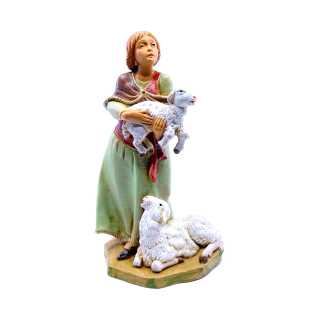 copy of Bimbi e lanterna – 265 – Statue Fontanini cm 12