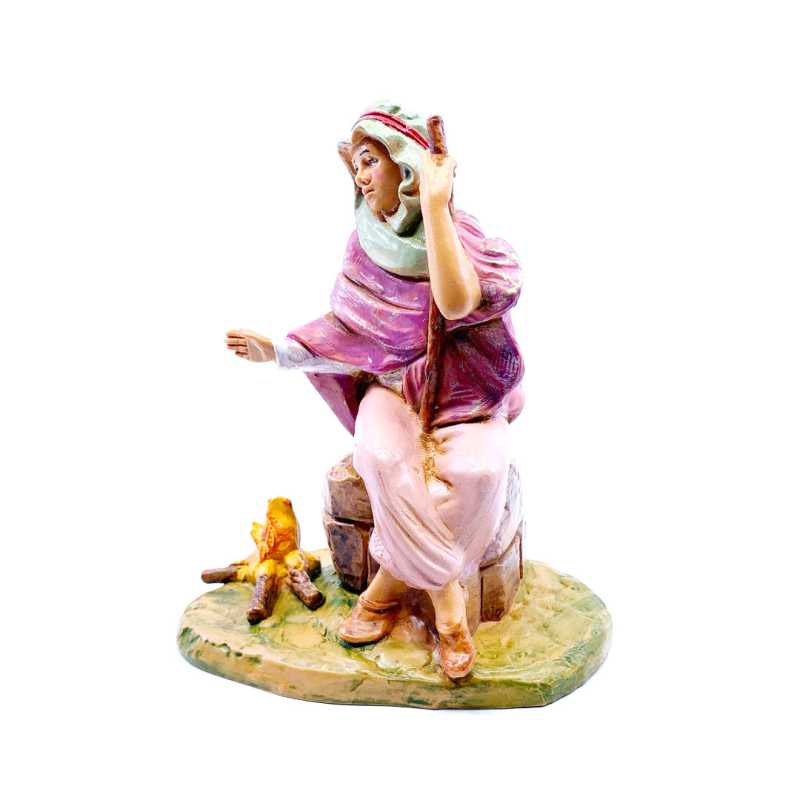 Pastore al fuoco - 182 - Statue Fontanini cm 12
