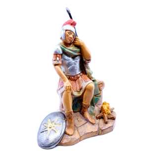 Soldato Romano al fuoco - 235 - Statue Fontanini cm 12