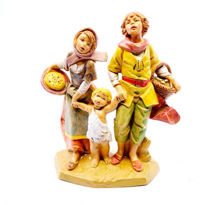 Famiglia con bimbo - 262 - Statue Fontanini cm 12