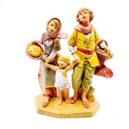 Famiglia con bimbo - 262 - Statue Fontanini cm 12