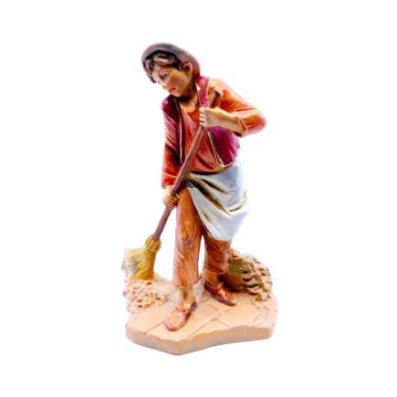 Ragazzo che spazza – 183 – Statue Fontanini cm 12