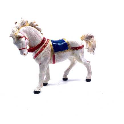Cavallo bianco 268 - Statue Fontanini cm 12