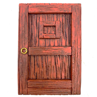 Porta rettangolare in resina 6 x 8.9 cm