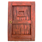 Rectangular resin door 6 x 8.9 cm Rectangular resin door 6 x 8.9 cm