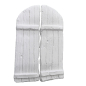 Large rough rounded door 6.5 x 10 cm (double door) Large rough rounded door 6.5 x 10 cm (double door)