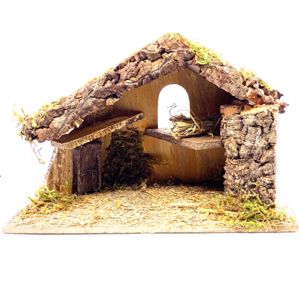 Capanna con porta 36 x 18 x 25 cm