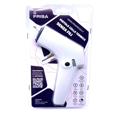 Cordless hot glue gun + 12 refill kit