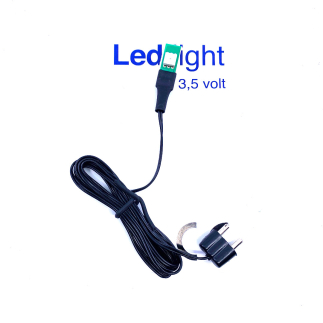 Led piatto singolo rosso (3.5 V)