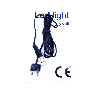 Led piatto singolo bianco (3.5 V)