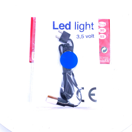 Led piatto singolo blu (3.5 V)