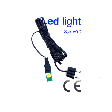 Led piatto singolo arancio (3.5 V)