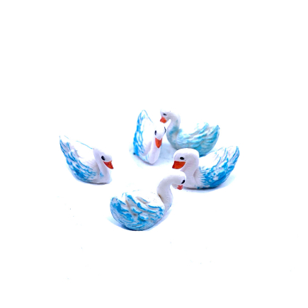 2 cm small miniature swan