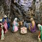 Capanna con mulino a vento 60 x 34 x 44 cm (con o senza statuine)