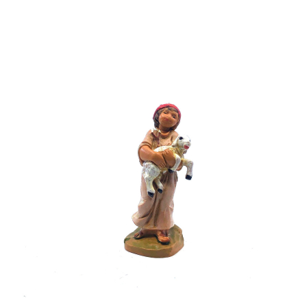 Child Shepherd with Lamb - 921 - Fontanini Statue 9.5 cm