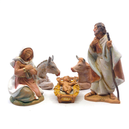 Nativity 5 pcs – Fontanini statues 9.5 cm