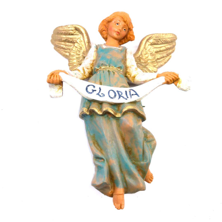 Blue Glory Angel – 13 – Fontanini Statue 12 cm