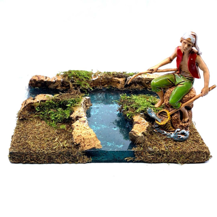 Modular nativity scene river connector - Tributary 16 x 13.5