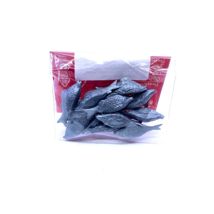 12 gray fish, 3 cm