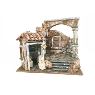 Type A hut / house for 6 - 10 - 12 - 20 - 30 cm figurines