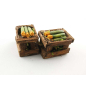 Crate of zucchini
