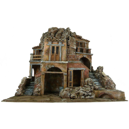 Group of houses for 12 cm figures