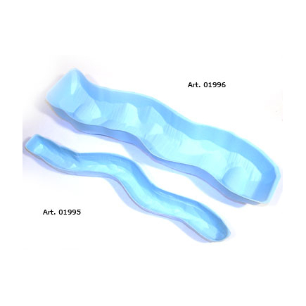 Wide river - waterproof - length 33 cm. Blue or black color.